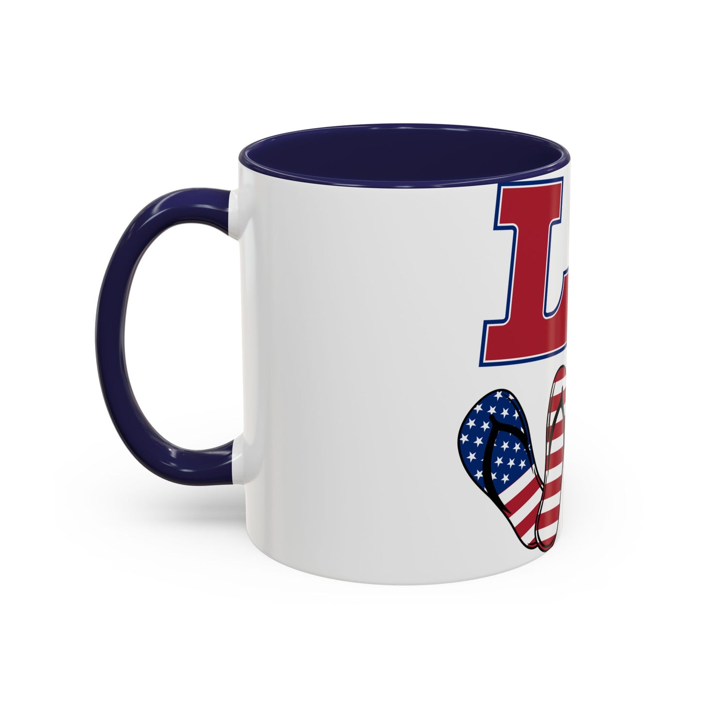 Patriotic Love Coffee Mug - 11oz & 15oz - Perfect for Celebrations & Gifting