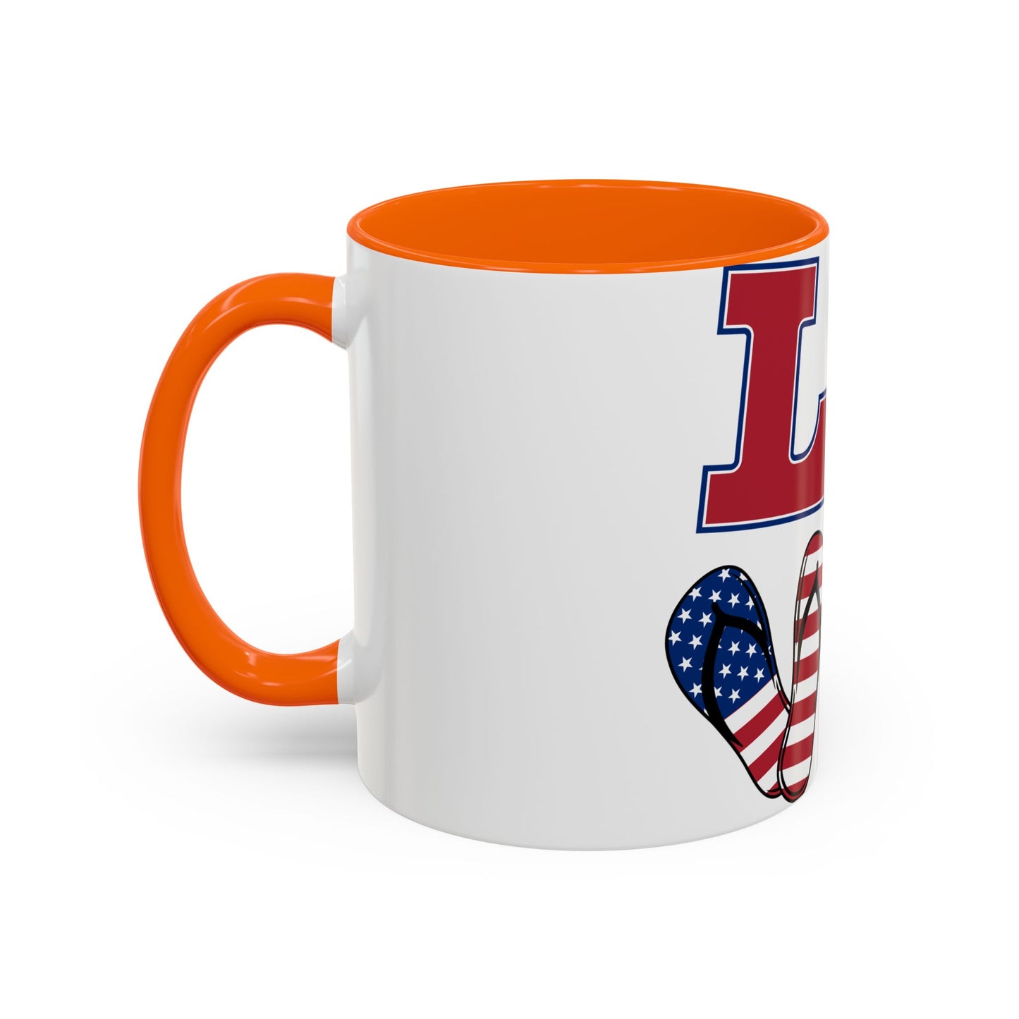 Patriotic Love Coffee Mug - 11oz & 15oz - Perfect for Celebrations & Gifting