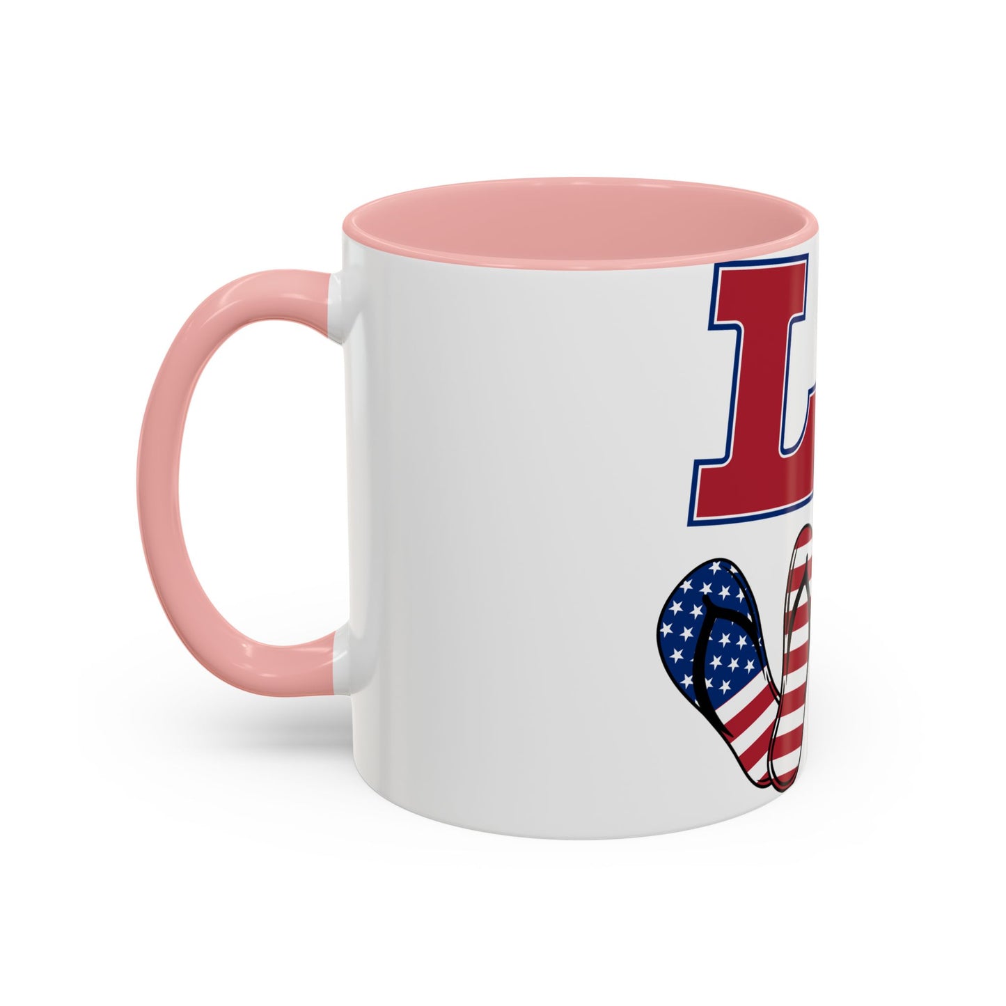 Patriotic Love Coffee Mug - 11oz & 15oz - Perfect for Celebrations & Gifting
