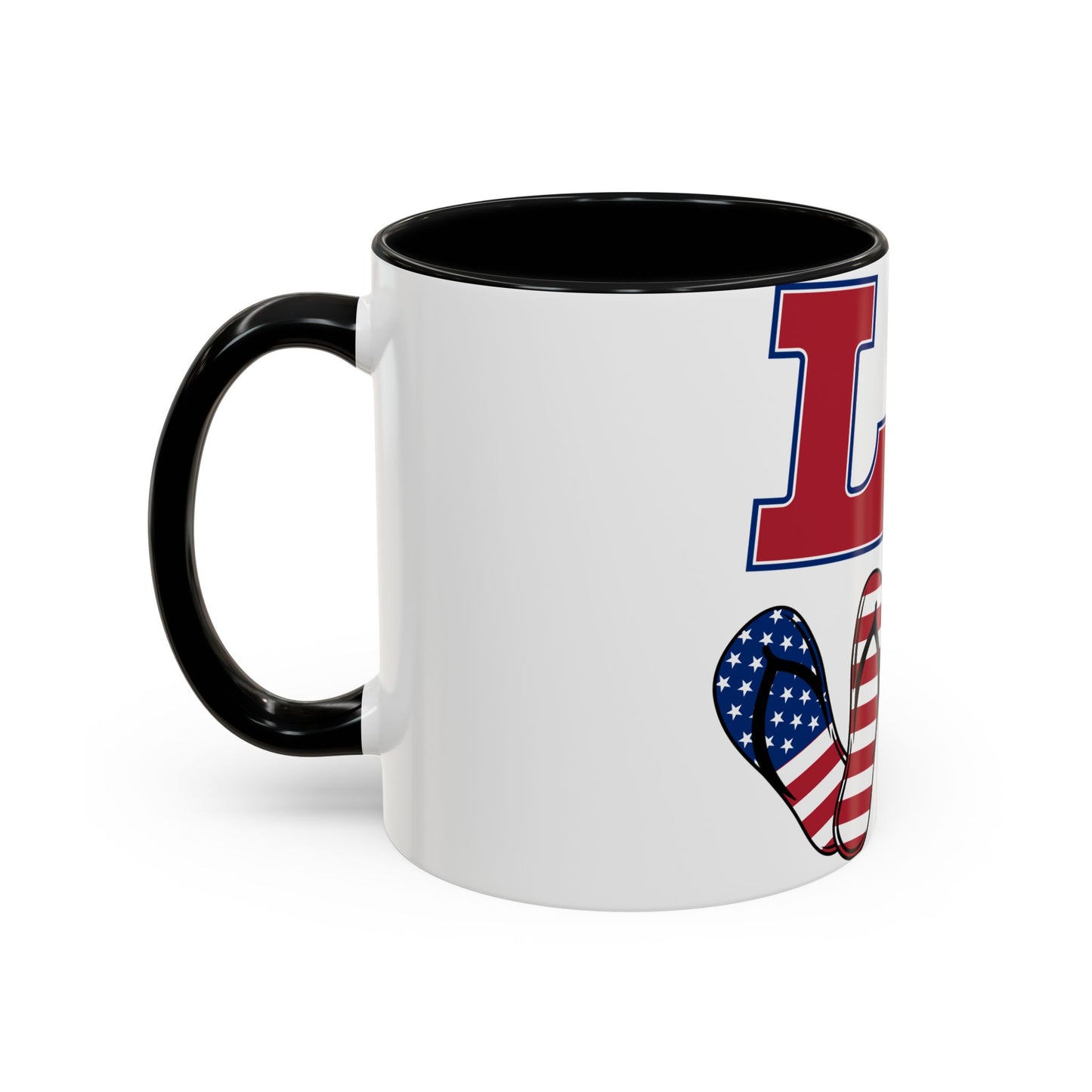 Patriotic Love Coffee Mug - 11oz & 15oz - Perfect for Celebrations & Gifting
