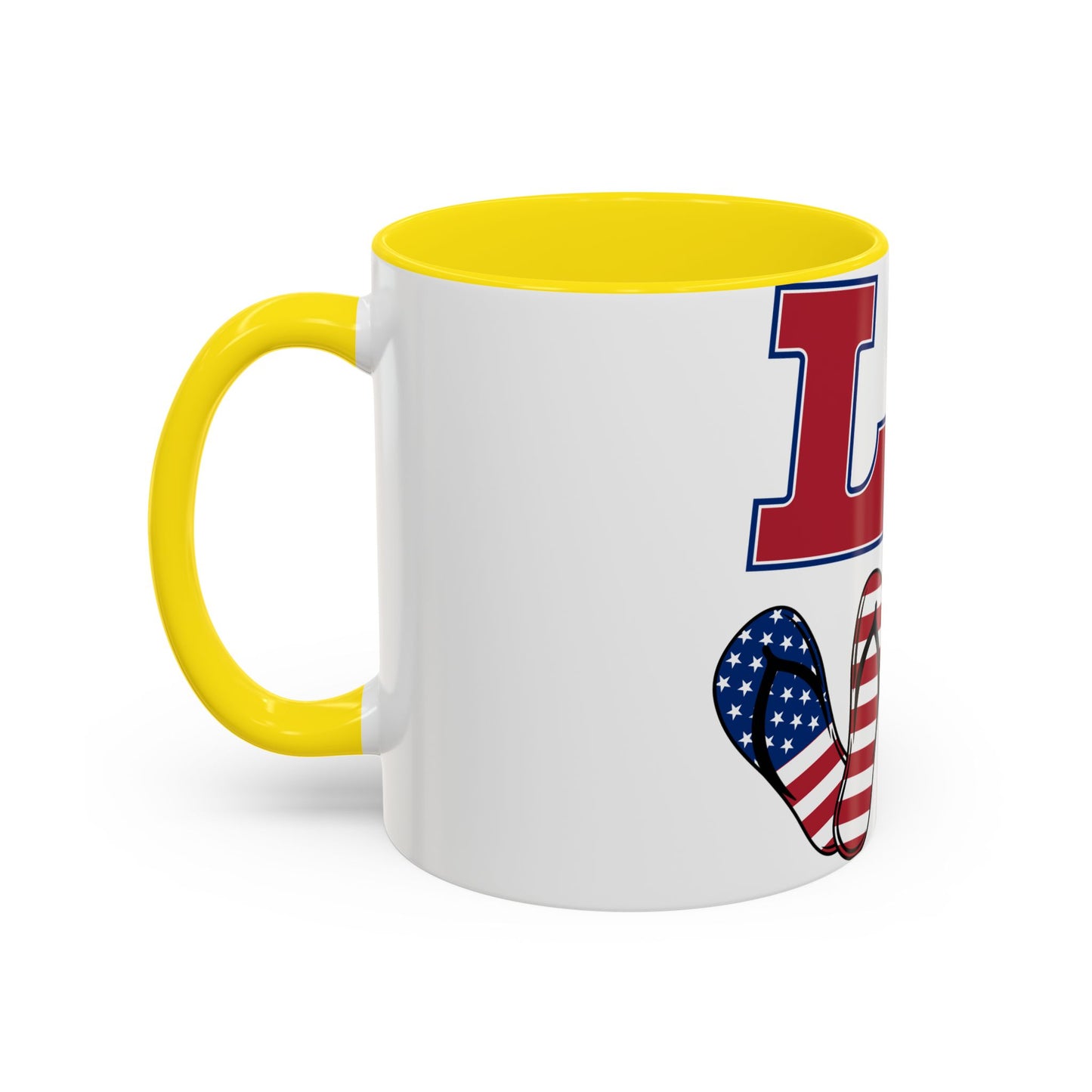Patriotic Love Coffee Mug - 11oz & 15oz - Perfect for Celebrations & Gifting