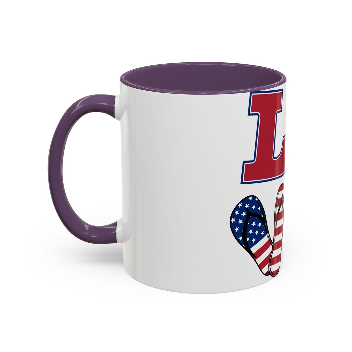 Patriotic Love Coffee Mug - 11oz & 15oz - Perfect for Celebrations & Gifting