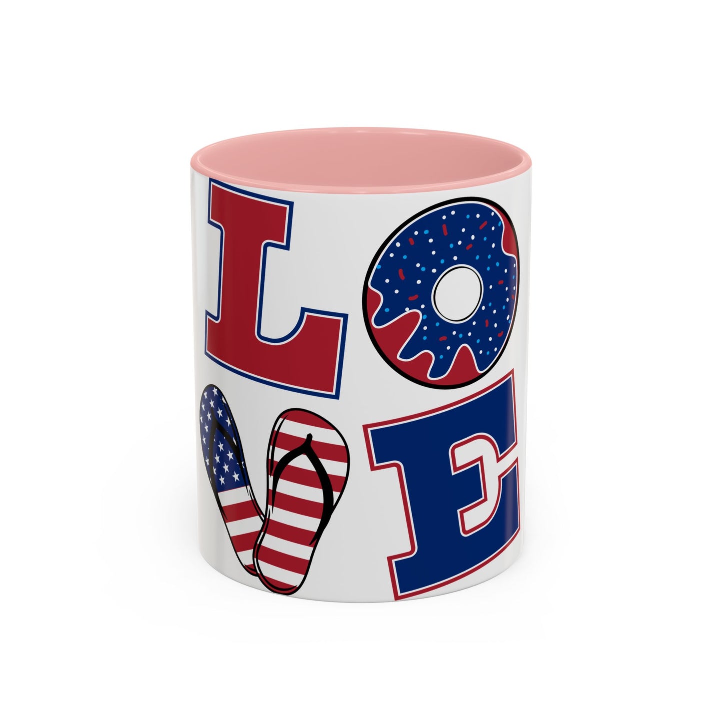 Patriotic Love Coffee Mug - 11oz & 15oz - Perfect for Celebrations & Gifting