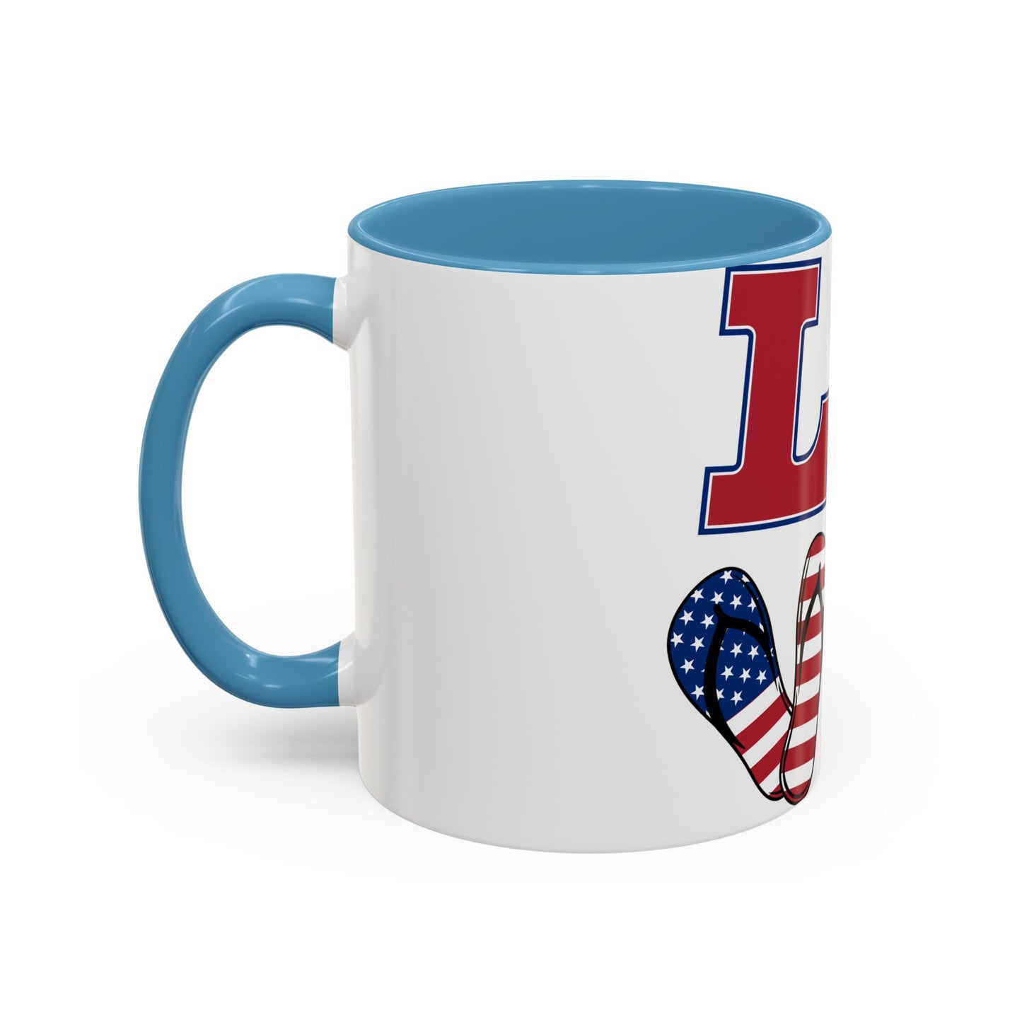 Patriotic Love Coffee Mug - 11oz & 15oz - Perfect for Celebrations & Gifting